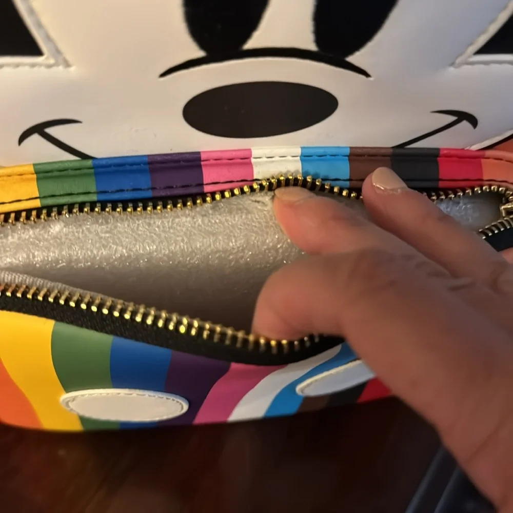 Loungefly Disney Mickey Mouse Pride Mini Backpack - Picture 4 of 4